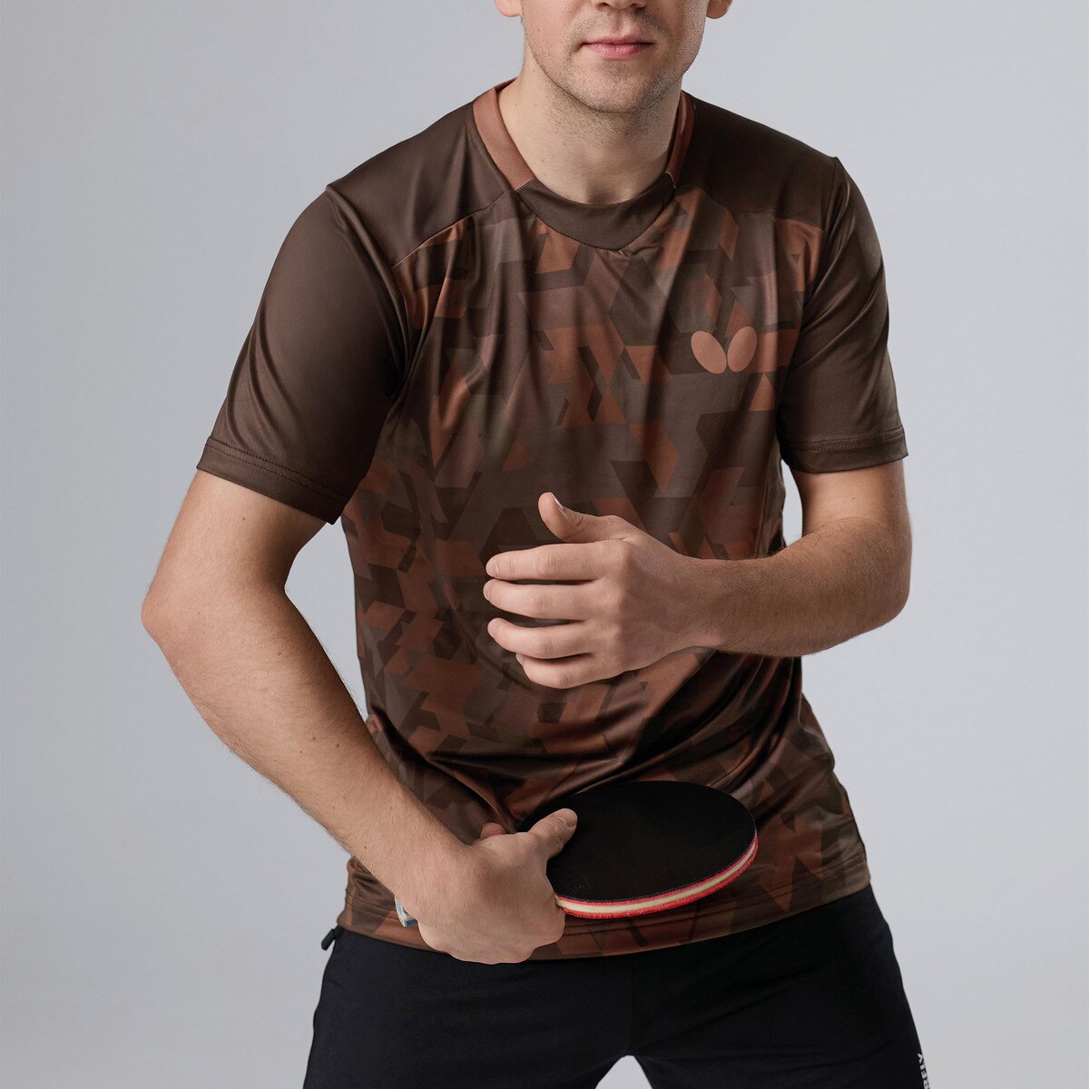 Butterfly Ageo Shirt - Bronze - Front - Lifestyle